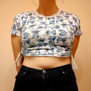 Disney stitch crop top